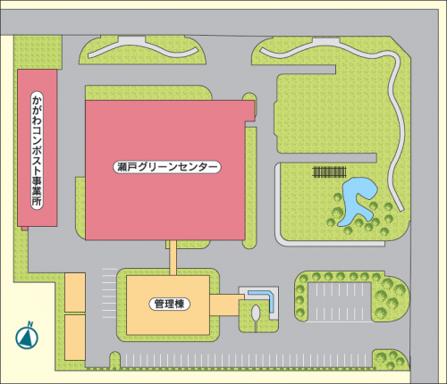 施設の平面図